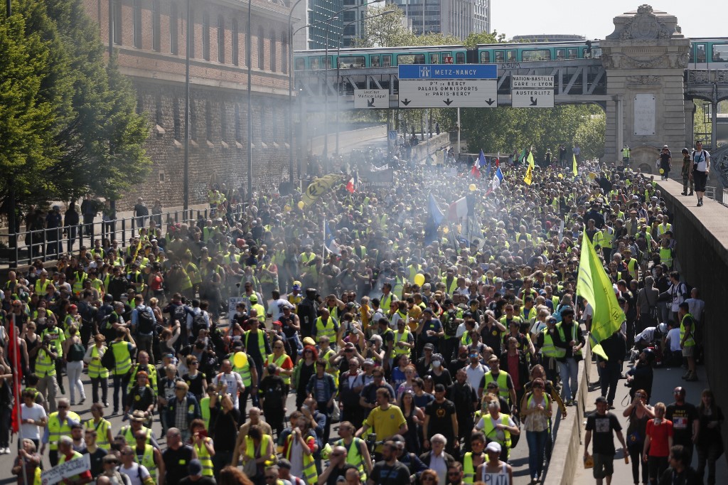 Tensión en París ante nuevas manifestaciones de chalecos amarillos - 000-1fs87v