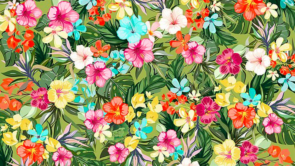 #RetoViral Encuentre la lechuga entre las flores tropicales