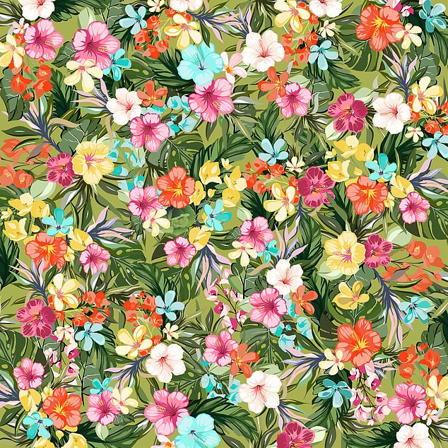 #RetoViral Encuentre la lechuga entre las flores tropicales - acertijo-flores2