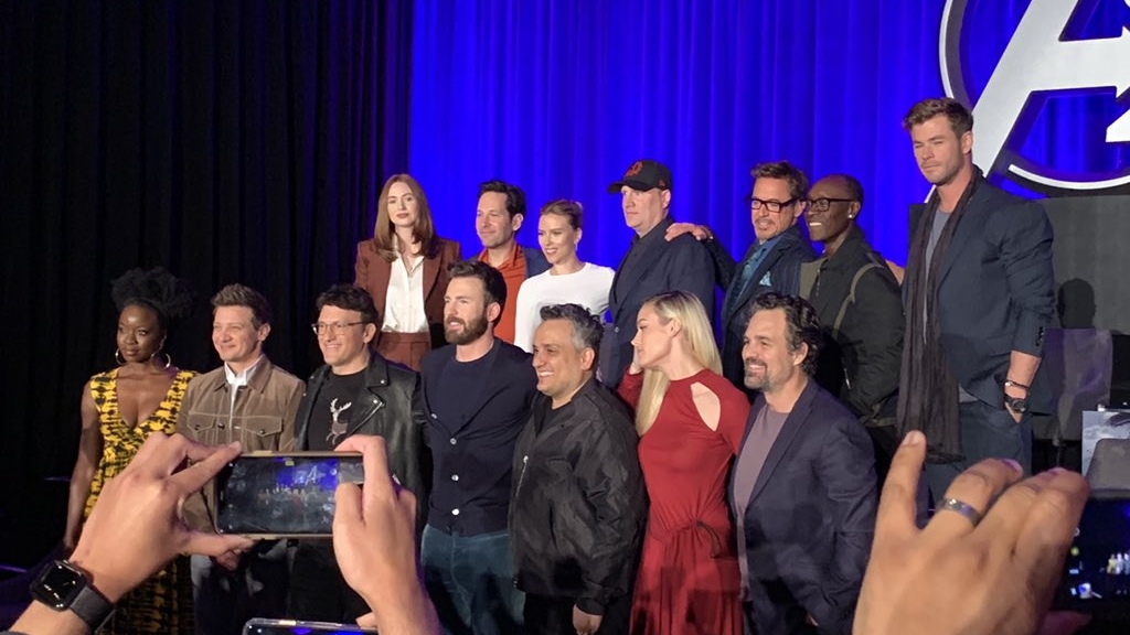 Las sillas vacías de la conferencia de 'Avengers: Endgame' - actores-avengers-endgame-conferencia-prensa-2