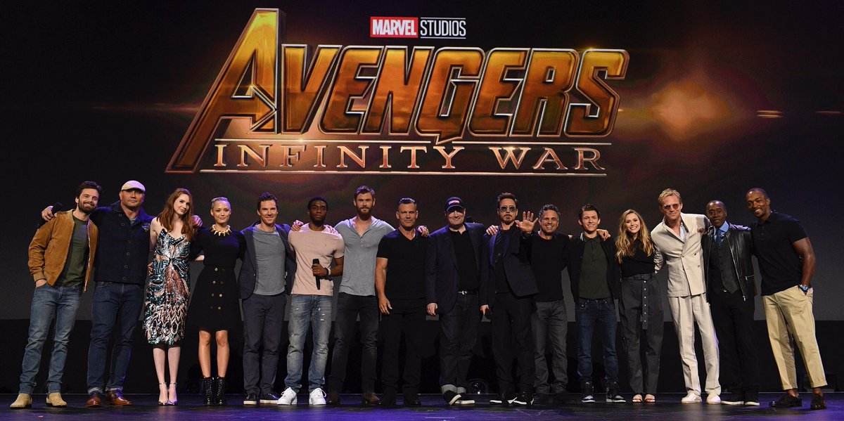 Las sillas vacías de la conferencia de 'Avengers: Endgame' - actores-avengers-infinity-war-conferencia-prensa