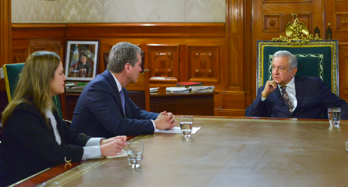 AMLO se reúne con el director de la Organización Mundial de Comercio