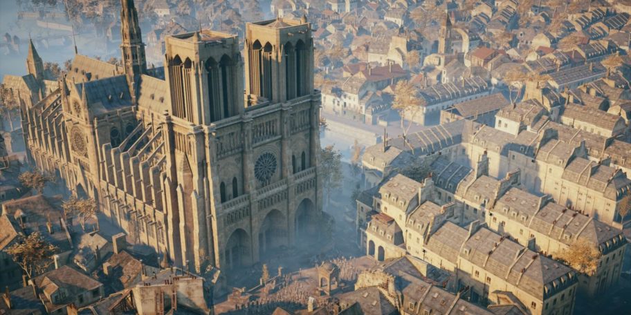 Videojuego podría ayudar en reconstrucción de Notre-Dame - assassins-creed-unity-notre-dame