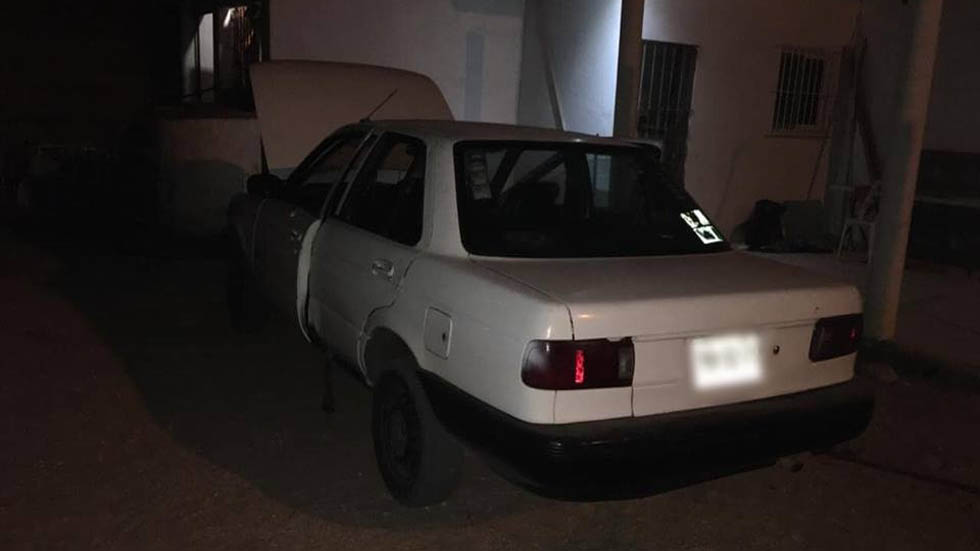 Guardia Nacional rescata junto a SSP de Veracruz a menor secuestrado - auto-en-el-que-secuestraron-al-menor