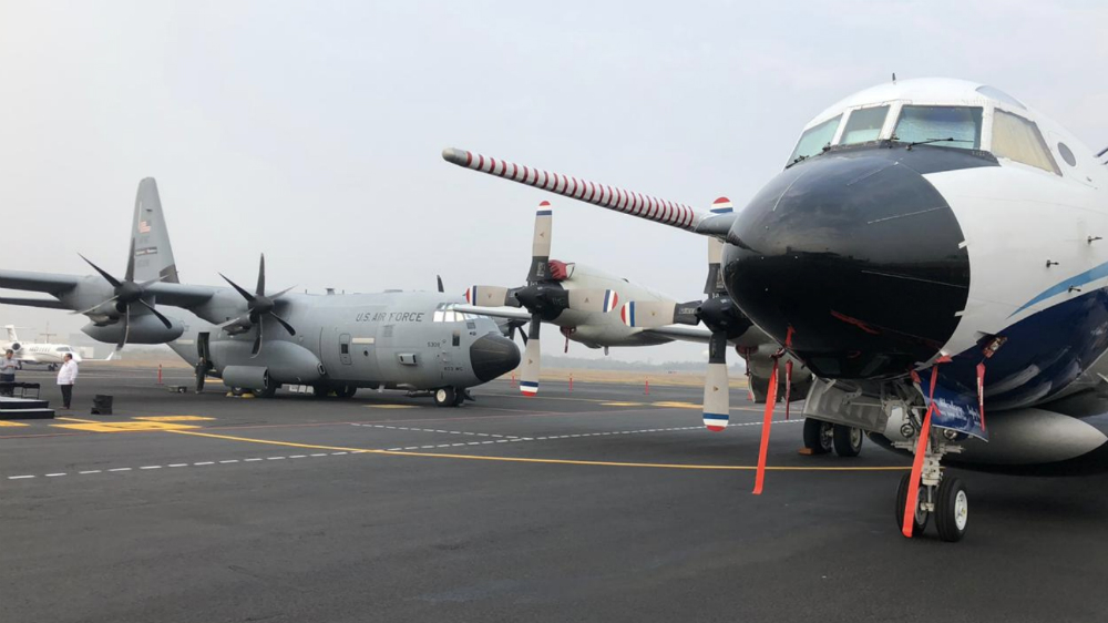 Presentan en Veracruz aviones “cazahuracanes” ante temporada de lluvias