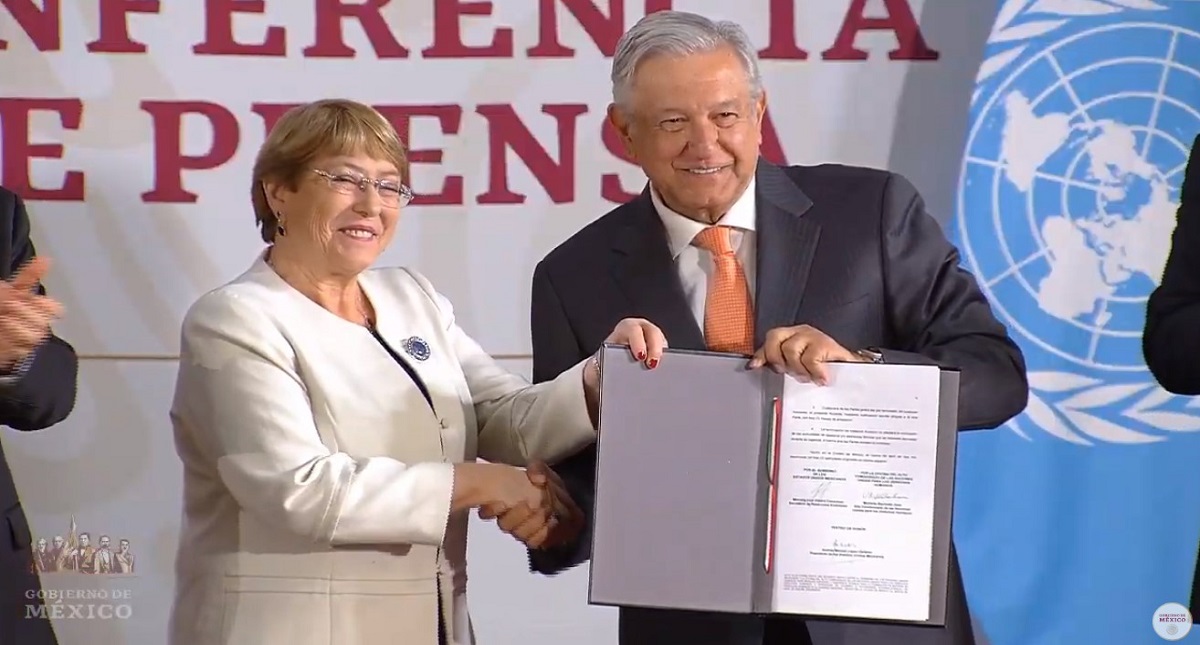 México y ONU firman convenio a favor de derechos humanos
