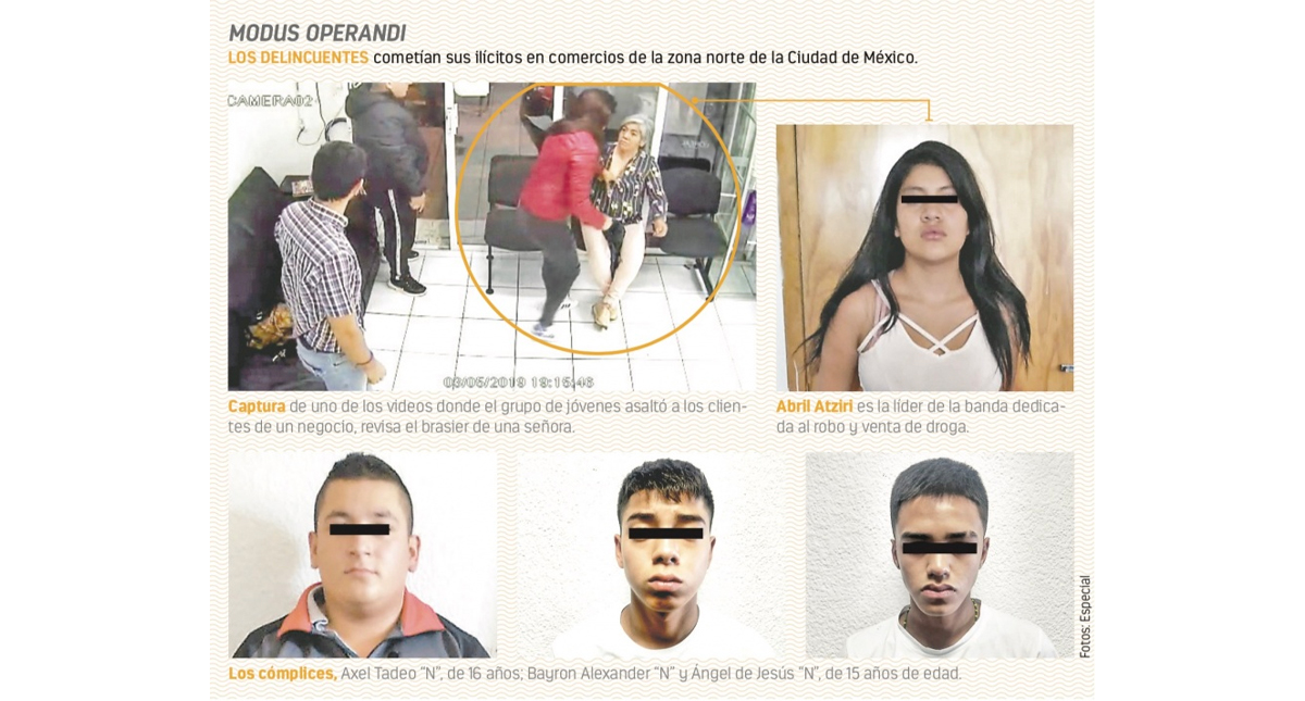 #Video Detienen a banda de menores dedicados al robo y venta de droga