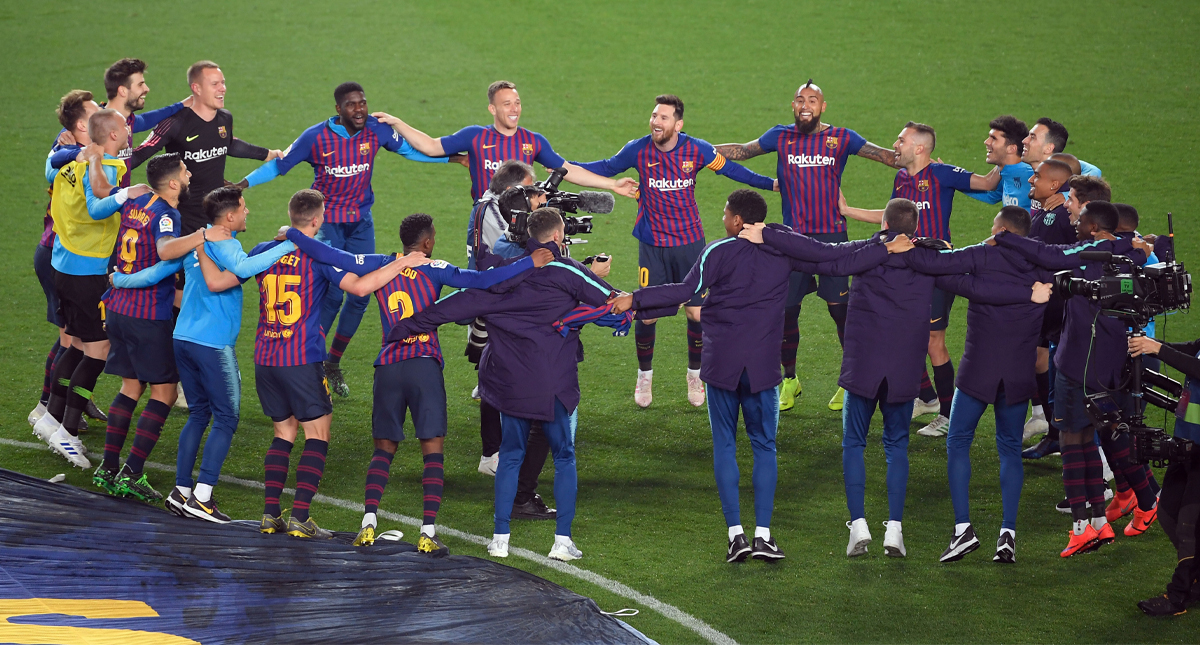 #Video Barcelona campeón de LaLiga con gol de Messi