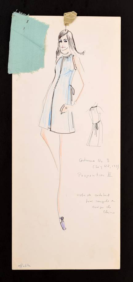 Subastarán bocetos originales de Karl Lagerfeld - bocetos-karl