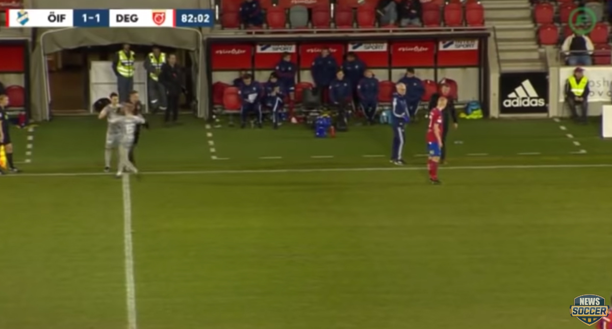 #Video Jugador sueco sufre una de las lesiones más rápidas del futbol