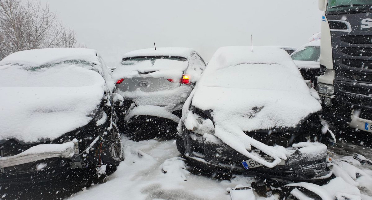 Carambola de más de 50 vehículos en Madrid deja 35 heridos - carambola-madrid