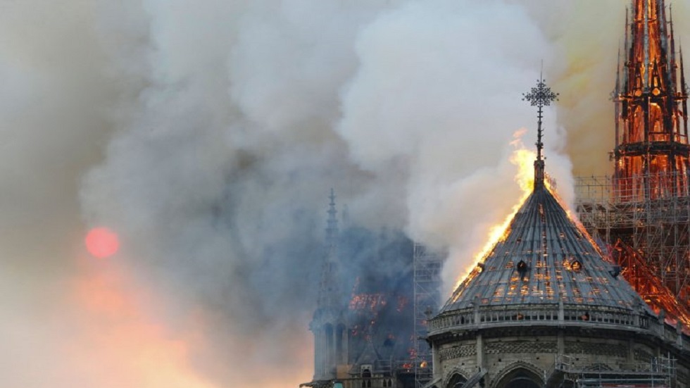 Marcelo Ebrard lamenta incendio de la catedral de Notre-Dame