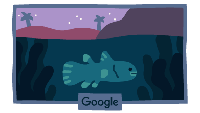 Doodle celebra el Día de la Tierra con seis asombrosas especies - celecanto