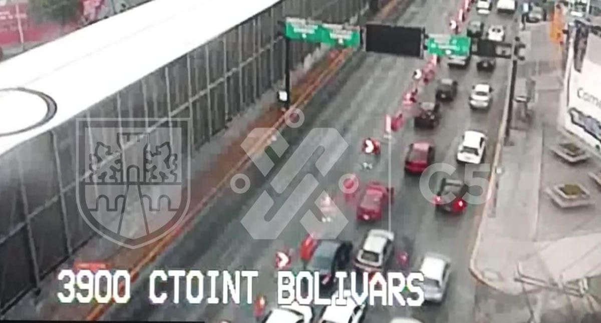 Continúa cierre parcial en Circuito Interior por obras