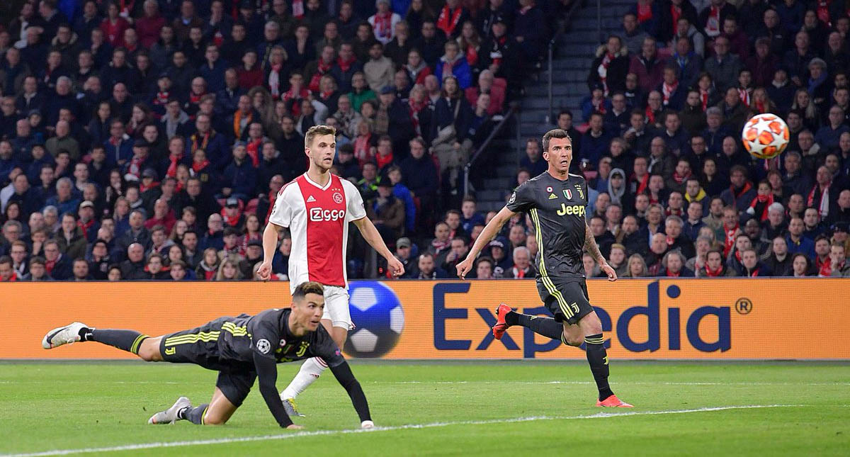 Juventus mantiene el empate ante un descarado Ajax - cristiano-ronaldo-gol-ajax-juventus-champions