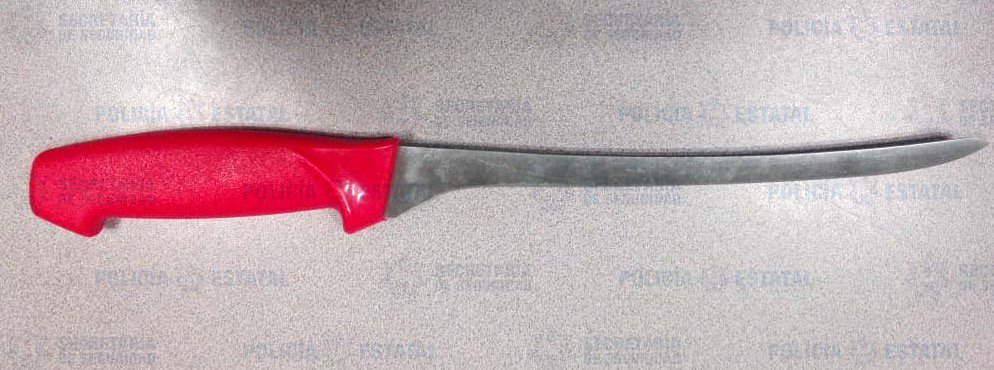 Detienen en Edomex a presuntos miembros de banda de asaltantes de Tepito - cuchillo-que-portaba-jhon