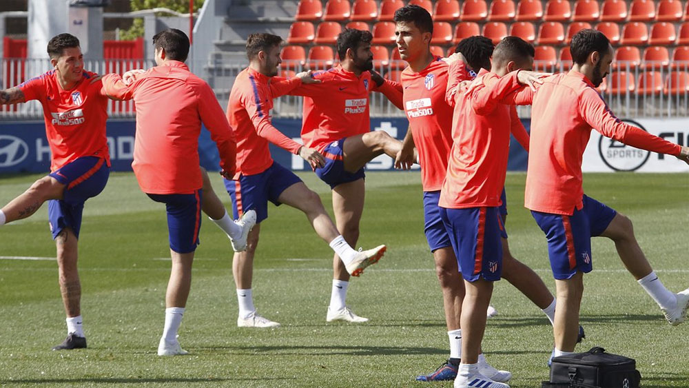 Diego Costa regresa a entrenar con el Atlético de Madrid