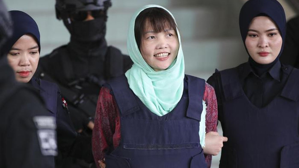 Liberarán a acusada de asesinato del medio hermano de Kim Jong-un - doan-thi-huong