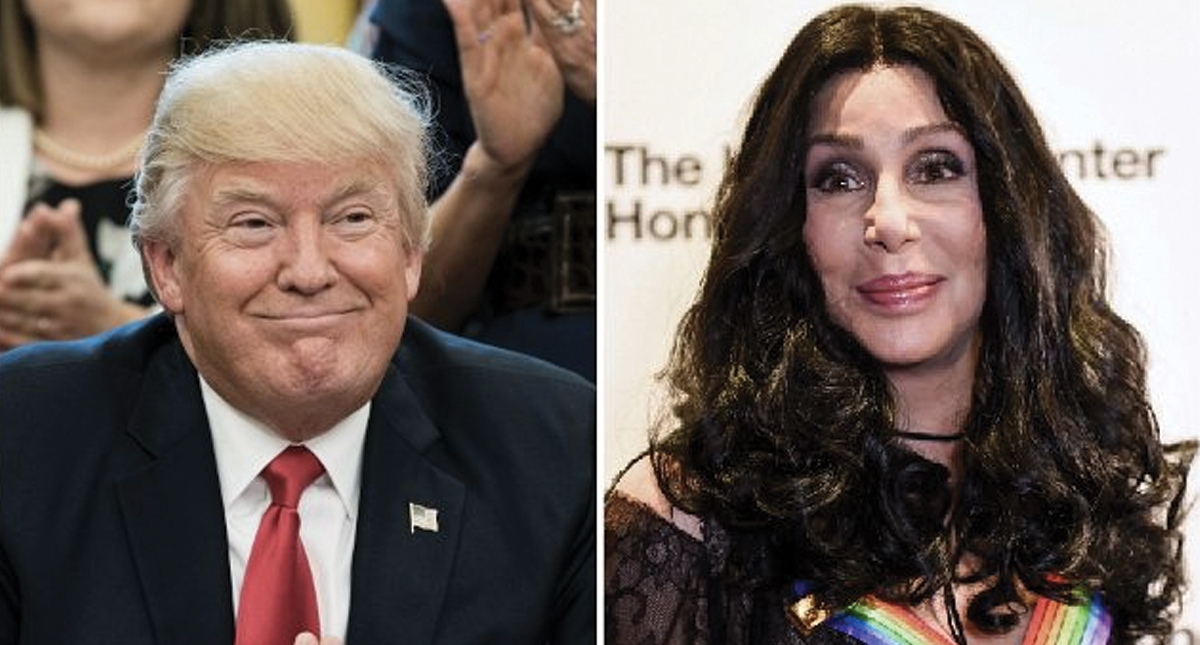 Trump asegura que está de acuerdo con Cher acerca de la protección a migrantes
