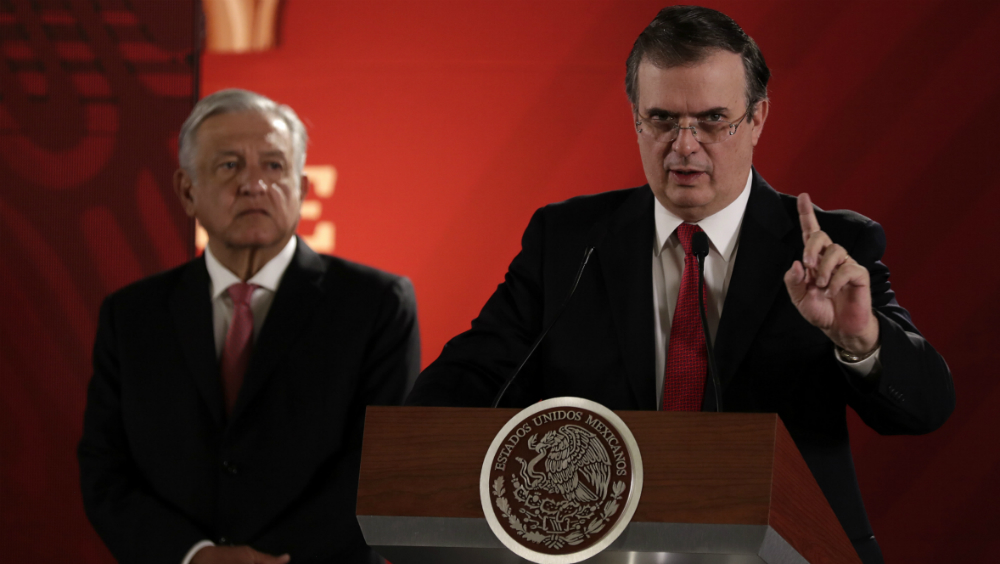 México no responde a Trump por estrategia: Ebrard