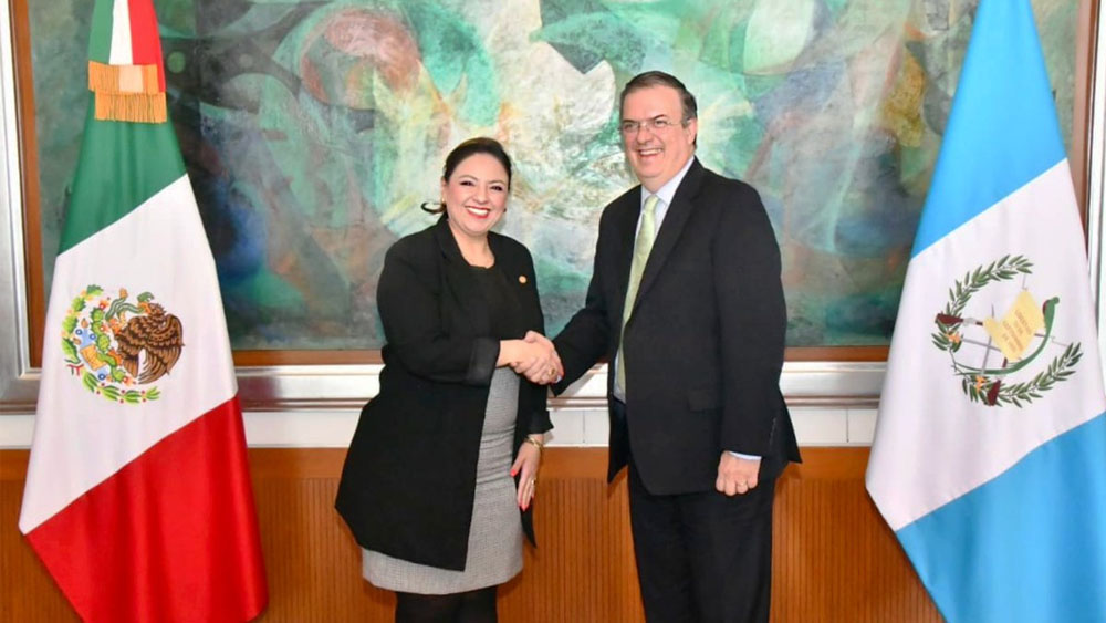 Ebrard se reúne con canciller de Guatemala por migración