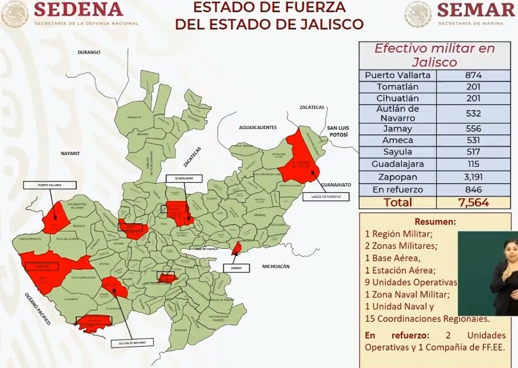 Estrategia del Gobierno Federal reduce delitos en Jalisco - efectivos-militares-desplegados-en-jalisco