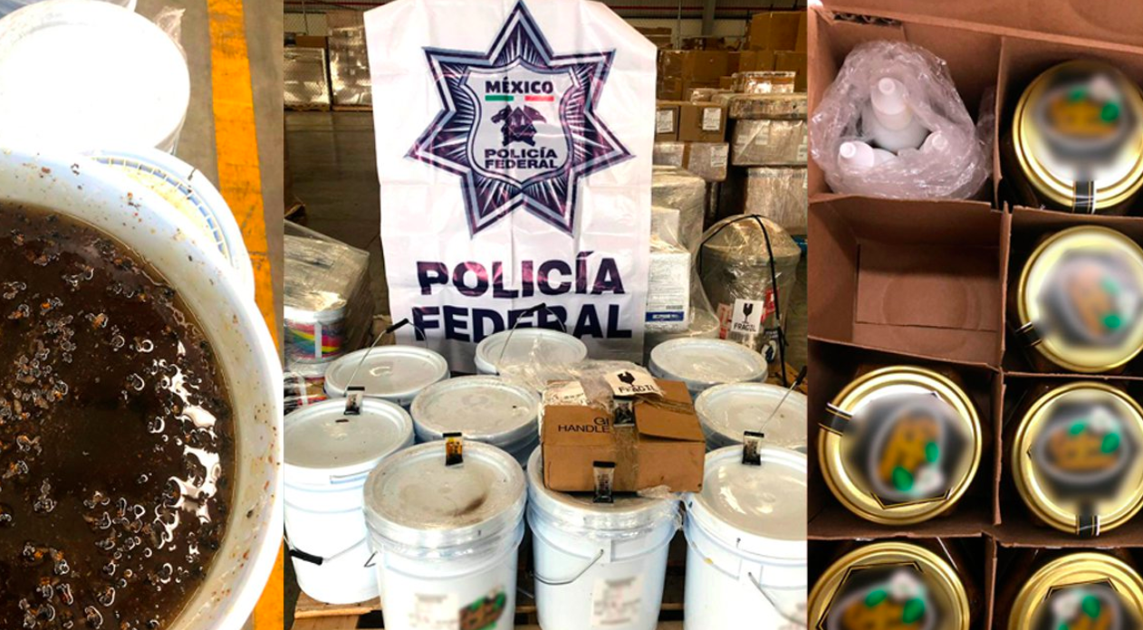 Decomisan 360 kilos de éxtasis en frascos de miel