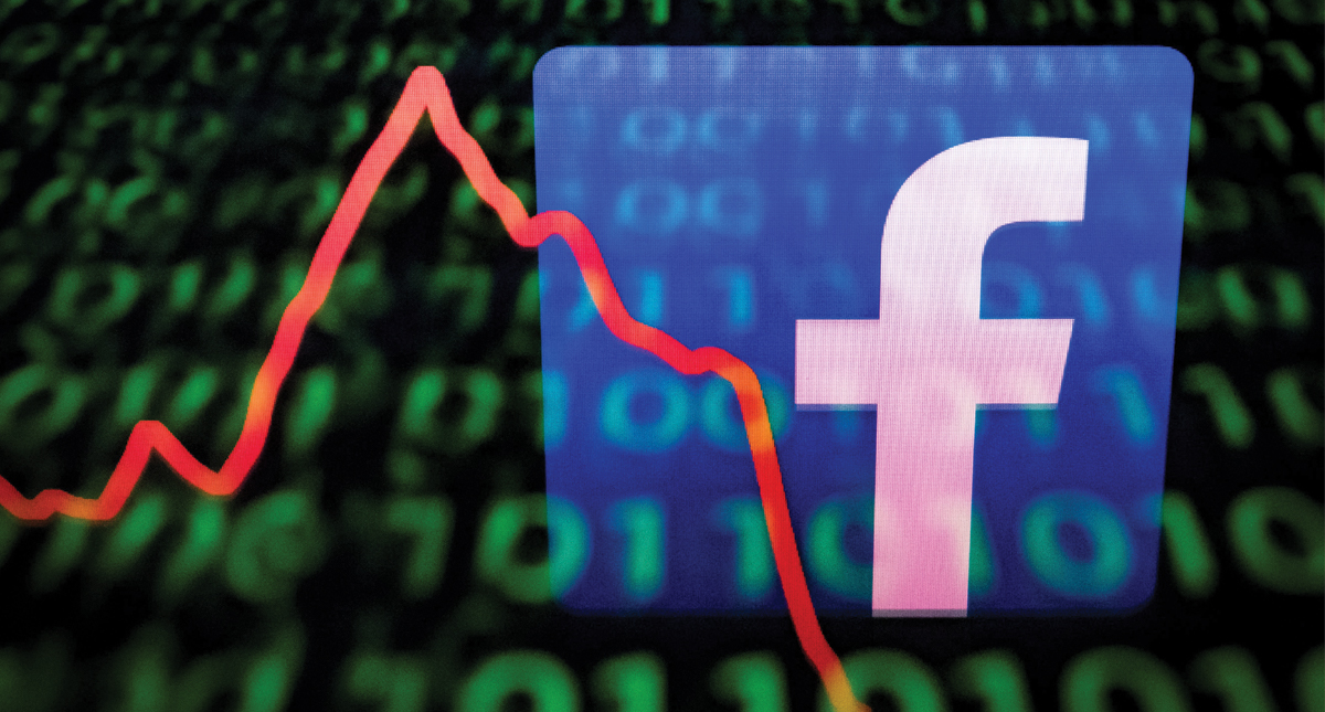 Facebook se desploma tras posible multa por uso de datos personales