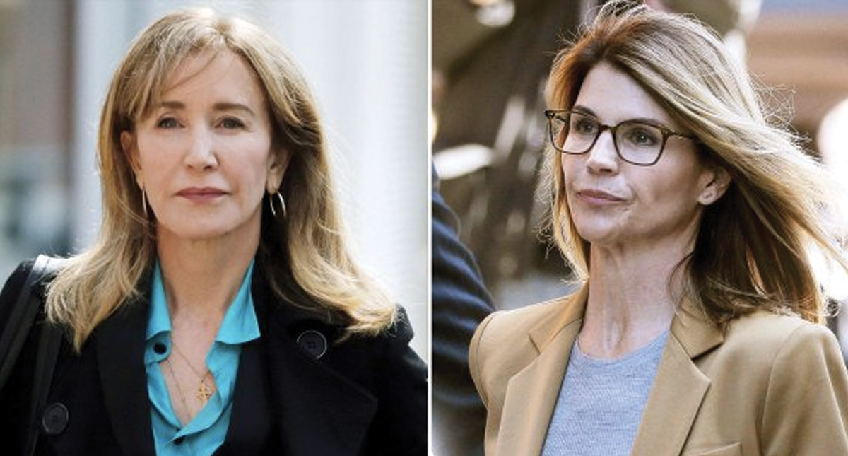 Felicity Huffman y Lori Loughlin comparecen ante la Corte