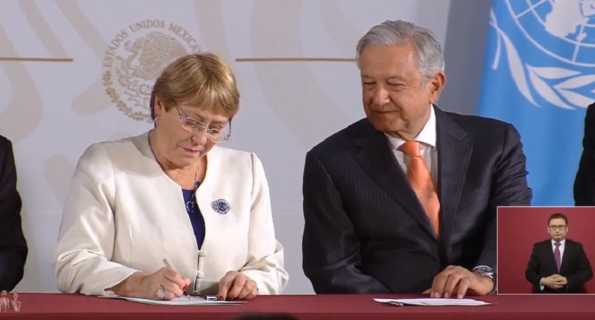 México y ONU firman convenio a favor de derechos humanos - firma-convenio