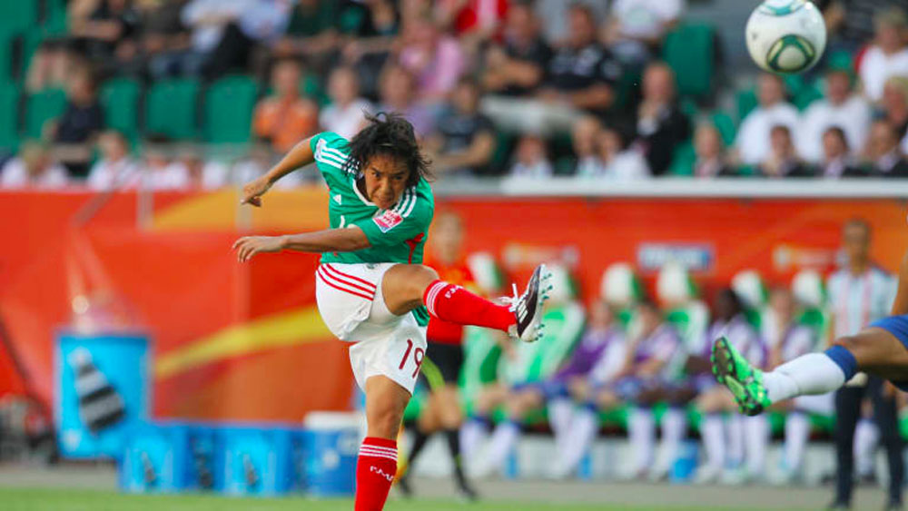Nominan a Mónica Ocampo para el mejor gol en Mundiales femeninos