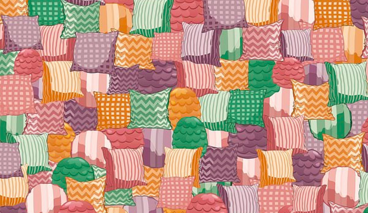 #RetoViral Encuentre el huevo de pascua entre los cojines