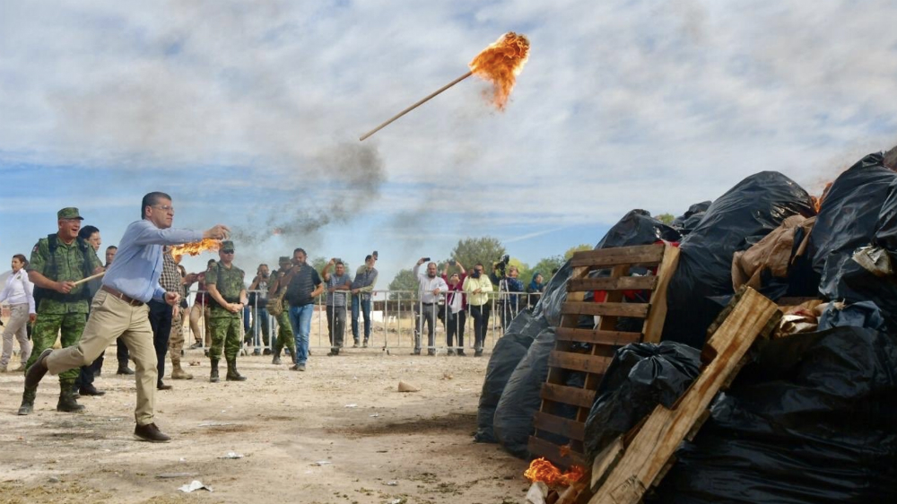 Destruyen en Coahuila droga con valor de más de 219 millones de pesos