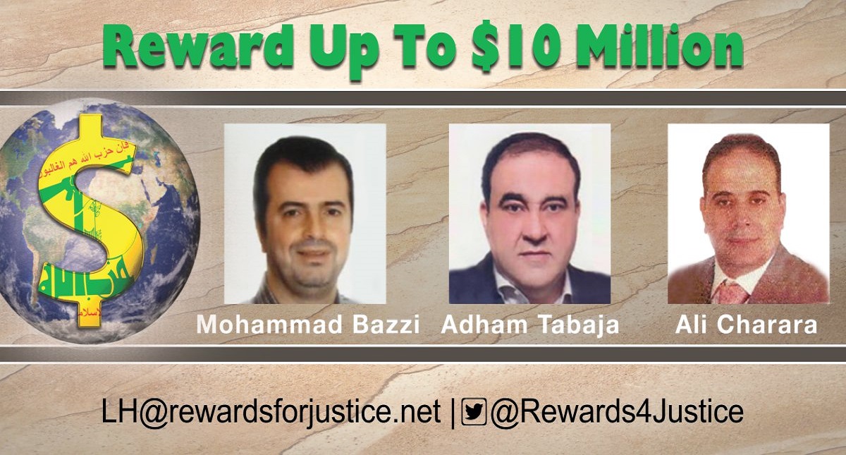 EE.UU. ofrece hasta 10 mdd por información contra Hezbolá - lideres-de-los-mecanismos-financieros-de-hezbola