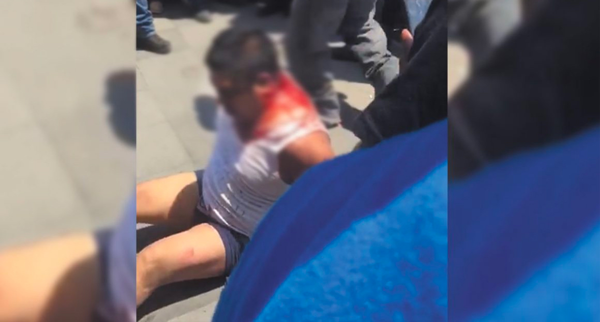 #Video Linchan a ladrón en Ixmiquilpan, Hidalgo