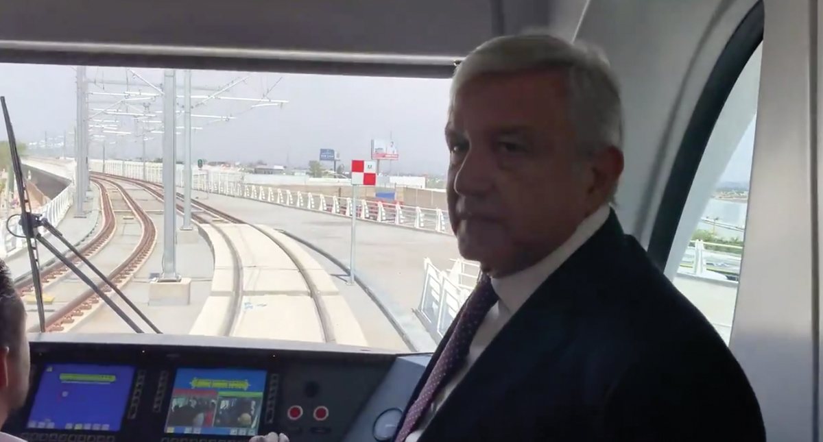 En diciembre se concluirá Línea 3 del Tren Ligero de Guadalajara: AMLO