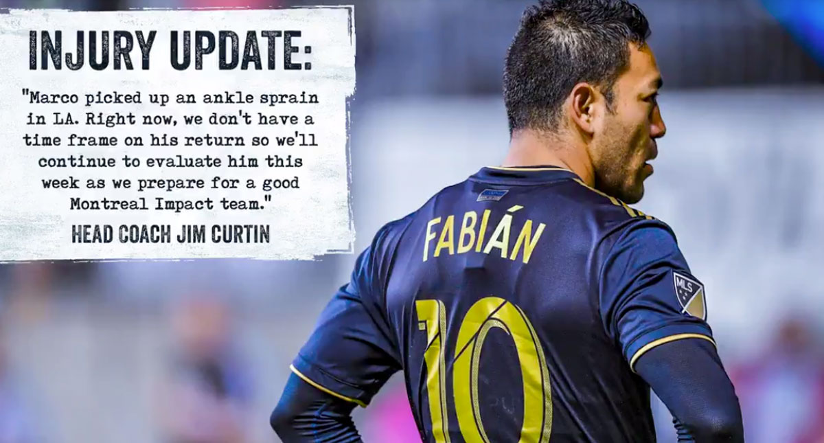 Marco Fabián seguirá en evaluación tras lesión