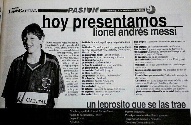 Viralizan entrevista a Lionel Messi cuando tenía 13 años - messi-entrevista-nino