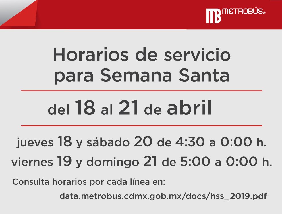 Transporte público operará con horario especial en Días Santos - metrobus