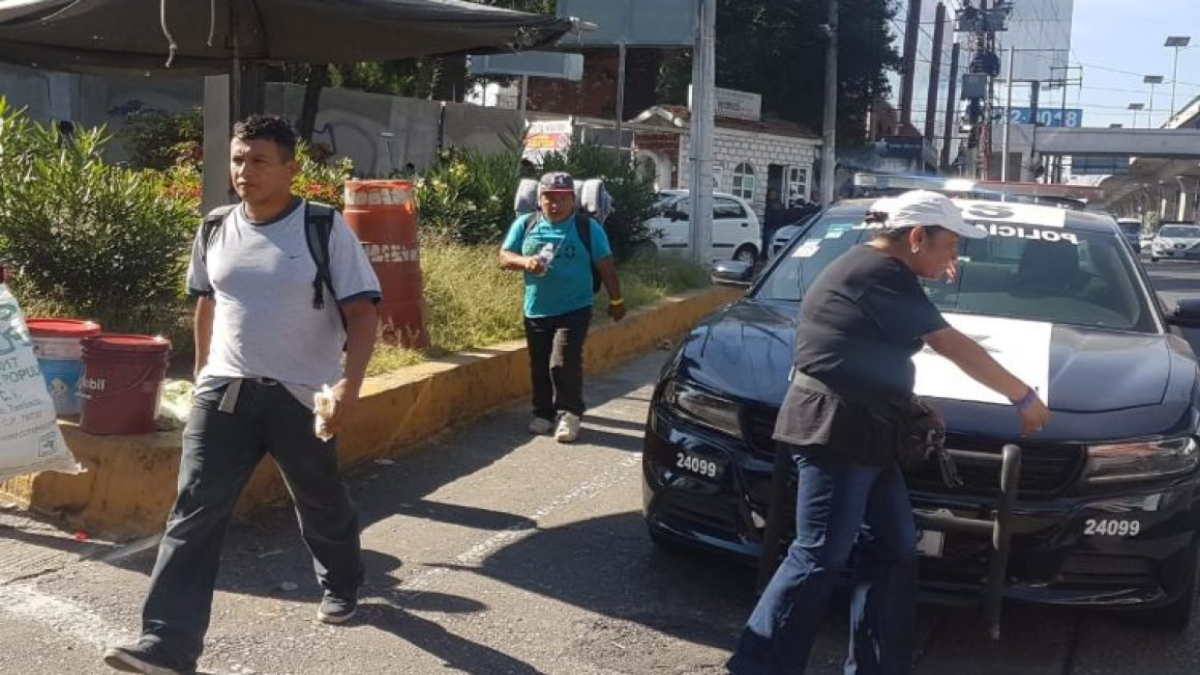 Descubren a mexicanos haciéndose pasar por migrantes en Edomex