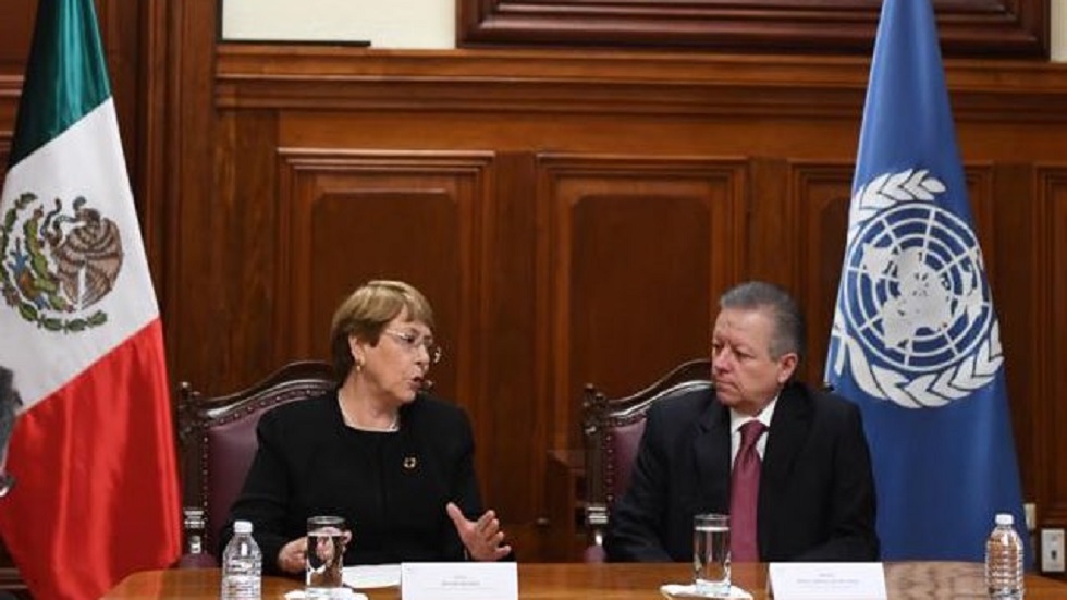 Michelle Bachelet dialoga sobre derechos humanos con Arturo Zaldívar