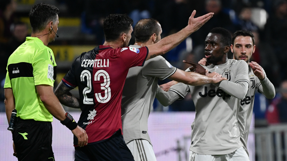 Juventus gana en Cagliari en nuevo partido con incidentes racistas Juventus gana en Cagliari en nuevo partido con incidentes racistas