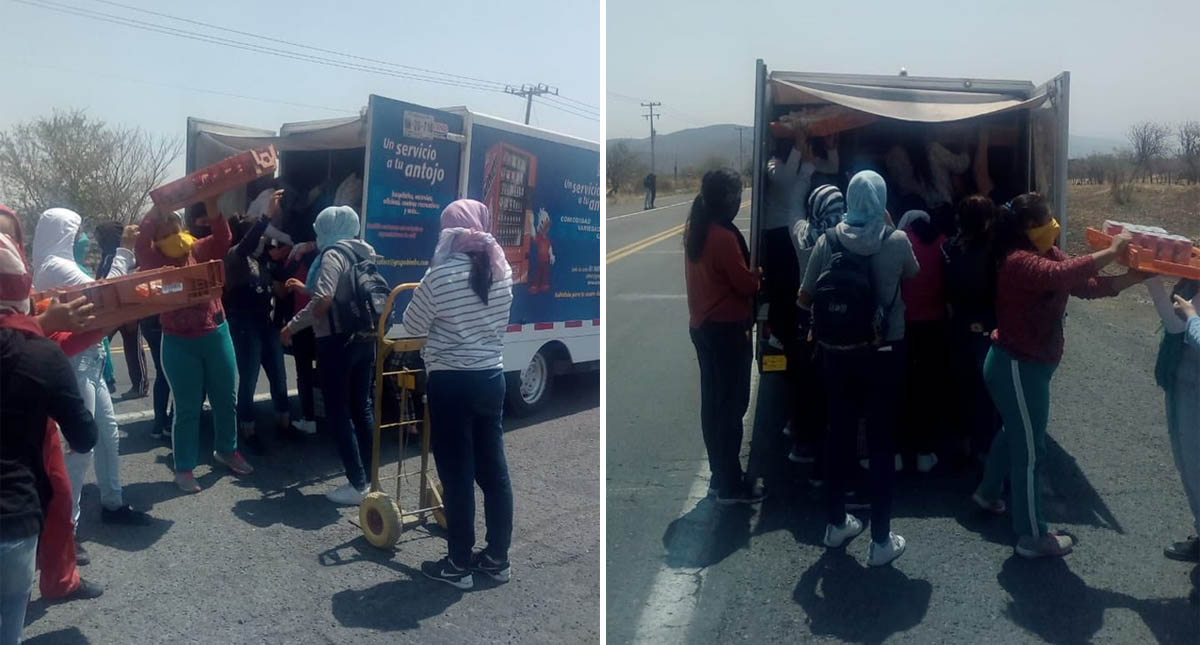 Normalistas bloquean autopista en Morelos