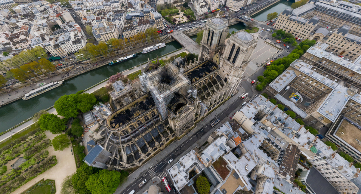 Identifican tres puntos vulnerables de la catedral de Notre-Dame