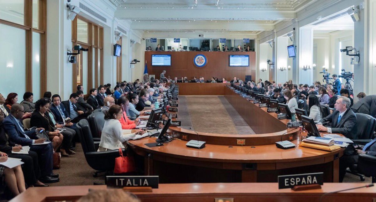 Reunión del Consejo Permanente de la OEA sobre Nicaragua