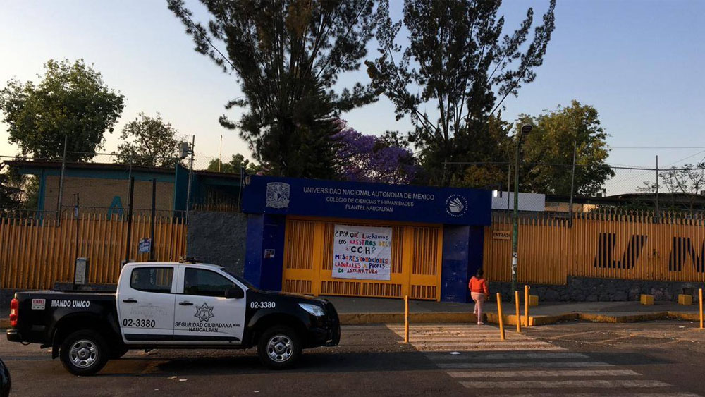 Profesores de CCH inician paro de labores de tres días