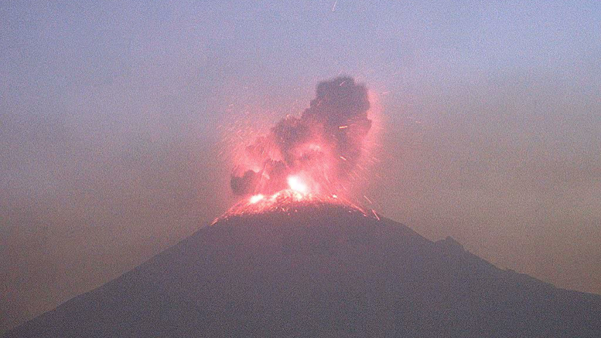 Continúa en amarillo fase 3 semáforo de alerta del volcán Popocatépetl