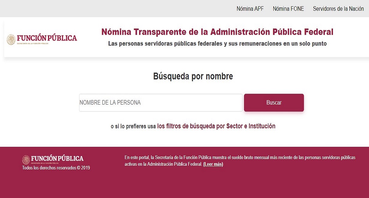 Anuncia SFP transparencia de nómina de funcionarios en tiempo real - portal-nomina-transparente