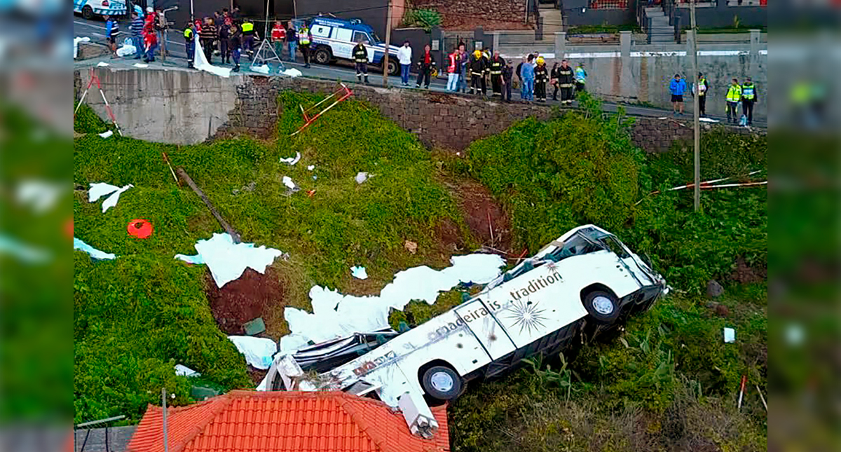 Accidente de autobús deja 28 muertos en Portugal