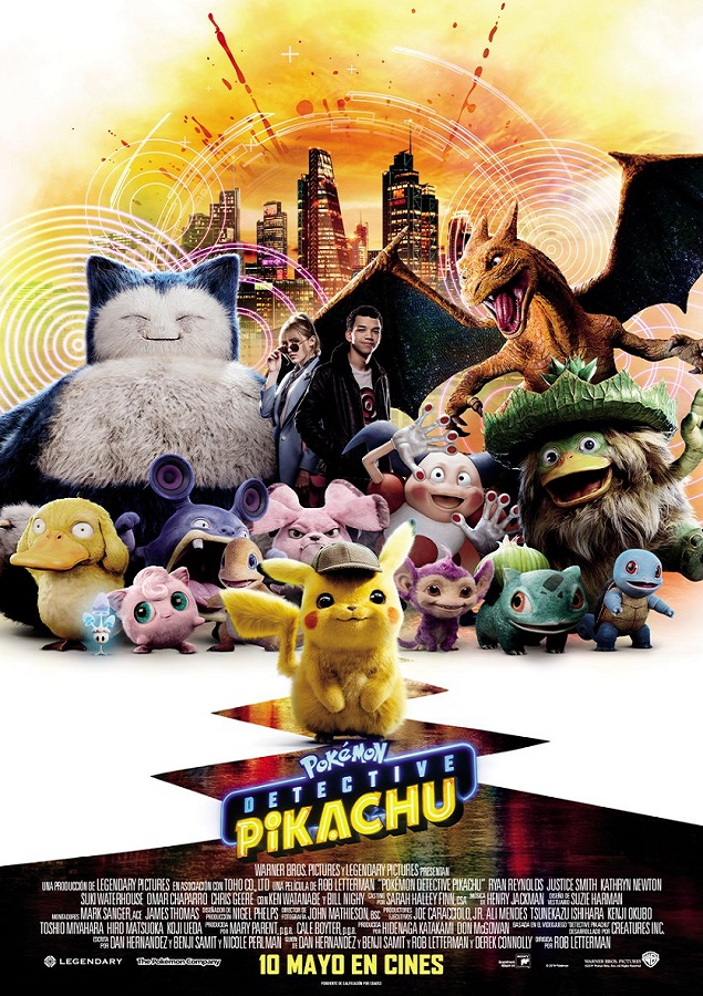 #Video Lanzan nuevo tráiler de Detective Pikachu - poster-de-detective-pikachu-lanzado-en-espana
